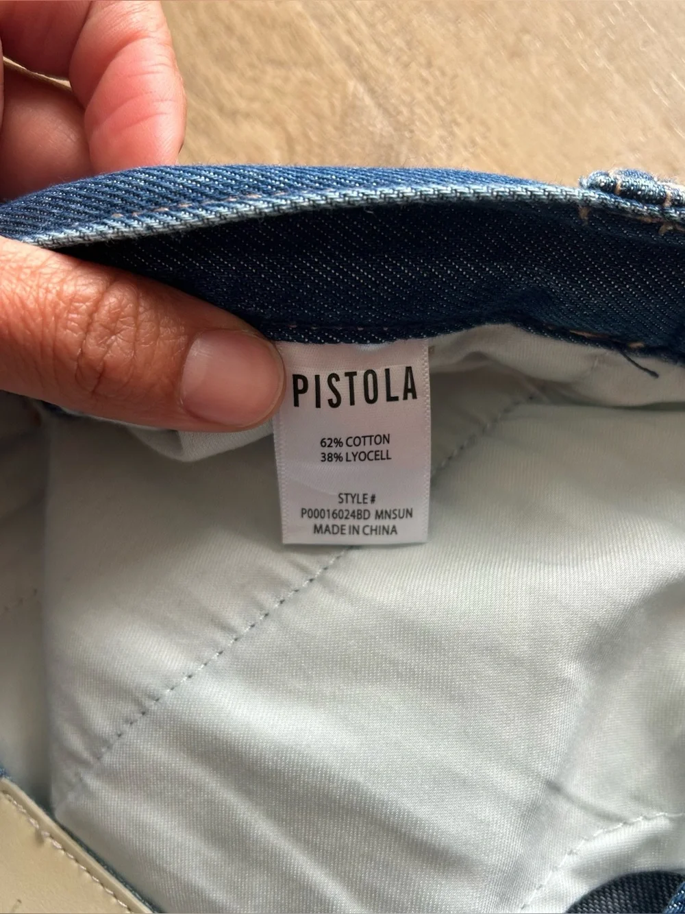 Pistola Victoria High Rise Wide Leg Trouser Jeans - Picture 5 of 8